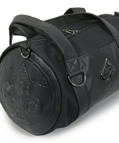Deorart/ディオラート  BG010 [3way] 魔法陣風サークルドラム・ショルダーバッグ [スペード・Spade・Goth bag ]
