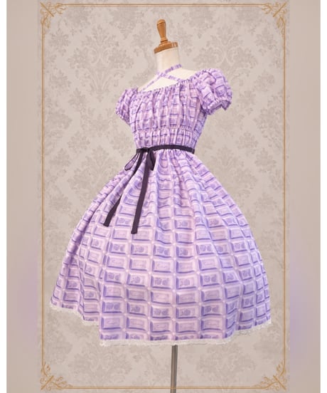 Enchantlic Enchantilly／アンシャンテリー チョコレート ワンピース（すみれ）