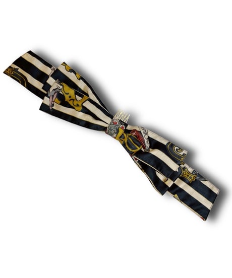 Perla nell' ostrica　2026P-AC  Alice in Wonder Glyph 2Way ribbon（Black）