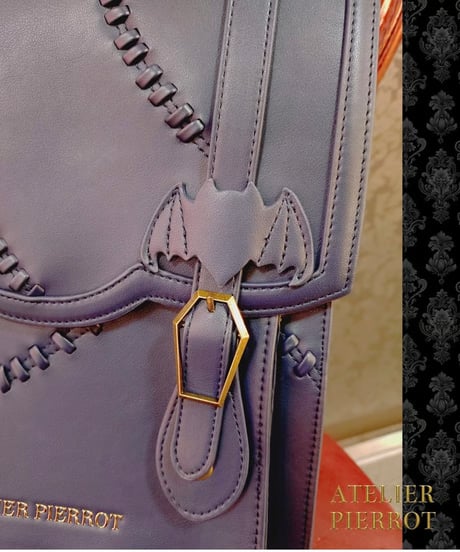 ATELIER PIERROT ／“Nocturnal Grave”Mended Satchel（ネイビー）