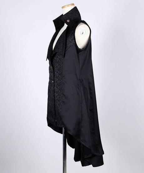 h.NAOTO/エイチ・ナオト　Vampire Wing Lapel Sleeveless Jacket