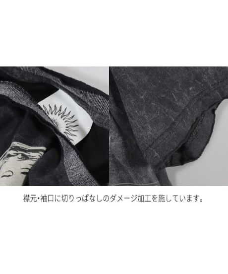 Deorart/ディオラート IPT101 ブリーチ・オーバーサイズTシャツ [オカルティック・アイコン]
