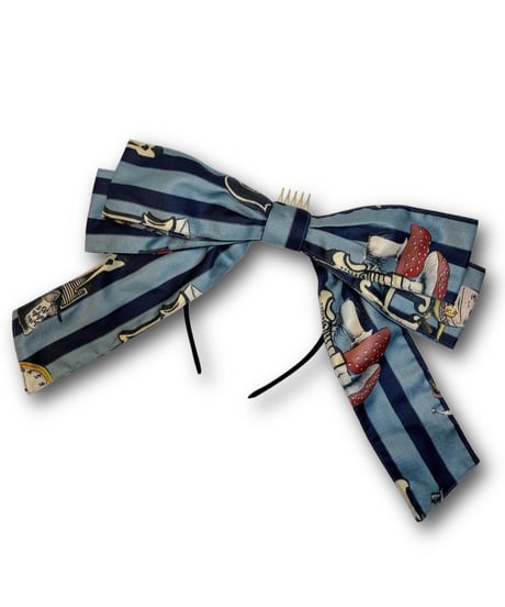 Perla nell' ostrica　2026P-AC  Alice in Wonder Glyph 2Way ribbon（sax Blue）