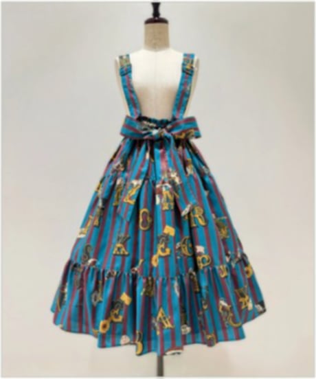 Perla nell' ostrica　125045-1  Alice in Wonder Glyph skirt（Blue）