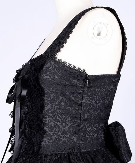 h.NAOTO/エイチ・ナオト　Medium long Rose Bird Cage Dress