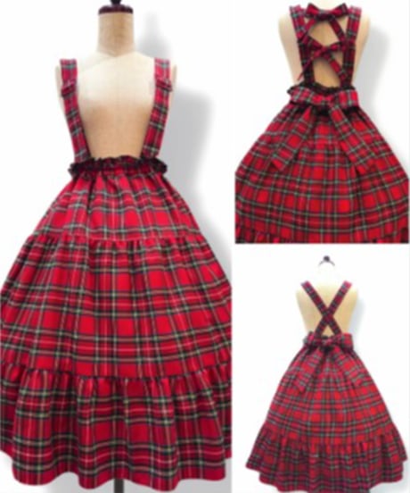 Perla nell' ostrica　125045-4   Clio Skirt 　 ーChecked Ver.ー   （Blue）