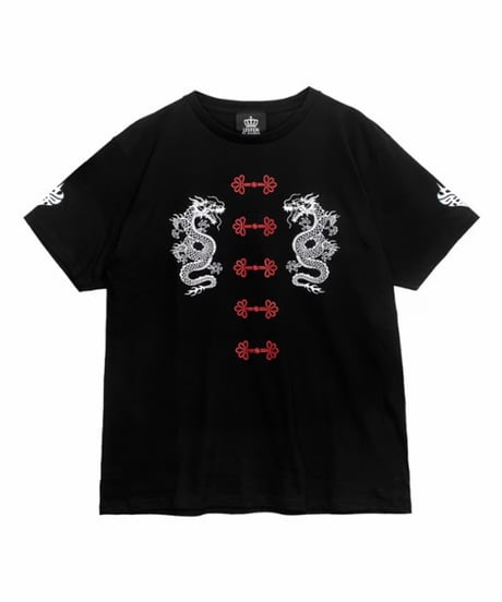 LISTEN FLAVOR/リッスンフレーバー  2610501 ドラゴンチャイナTシャツ