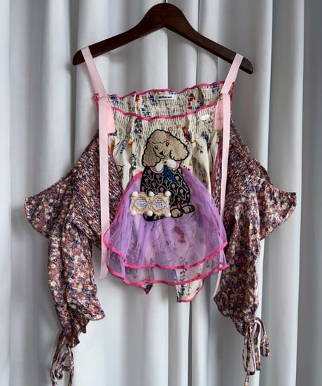 mother's made/マザーズメイド 606302 プードル小花柄キャミソール＊