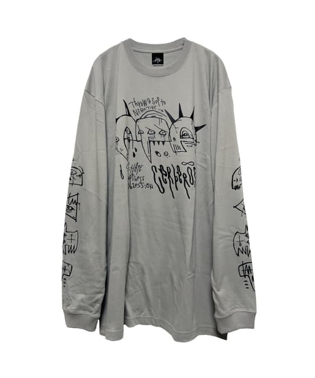 kyogudrddd/キョウグ　LONG SLEEVE/Cerberos（STONE-GRAY ×BLACK）