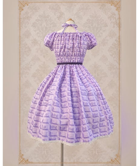 Enchantlic Enchantilly／アンシャンテリー チョコレート ワンピース（すみれ）