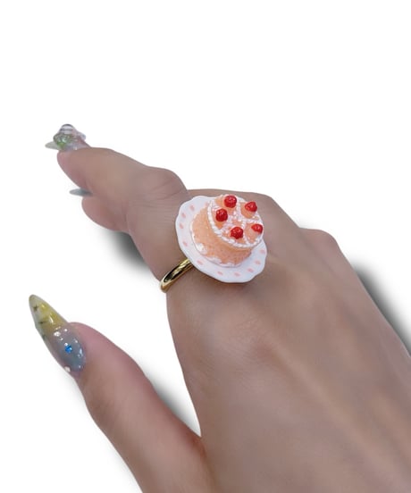 mignardises/ミニャルディーズ　ｍ25ケーキリング(イチゴケーキ)