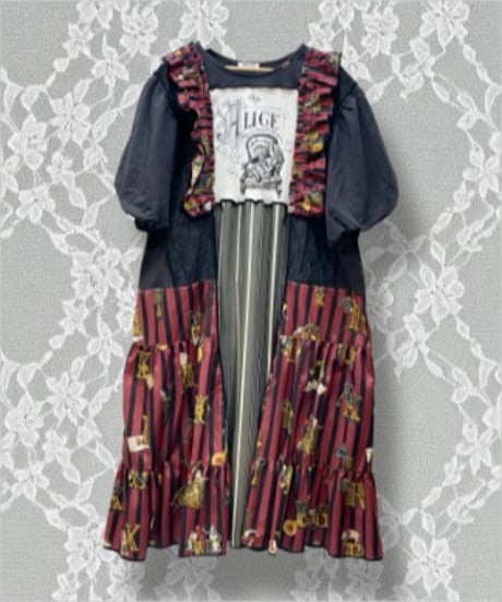 Mother's made/マザーズメイド　Perla nell'ostricaコラボワンピース(Red)