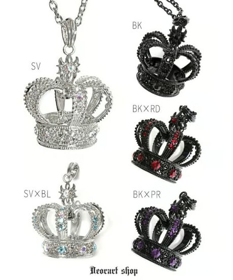 Deorart/ディオラート  BY1127 クラウン ビッグチャーム ネックレス＆ペンダント [crown]