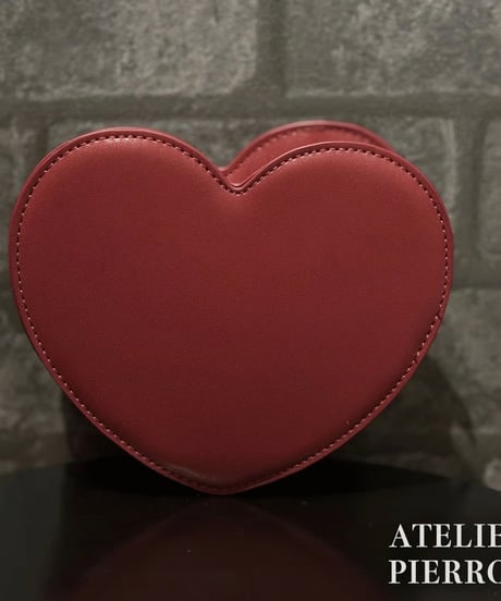ATELIER-PIERROT／Mended Heart Shoulder Bag（ボルドー）