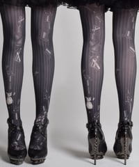 h.NAOTO/エイチ・ナオト　Black Bunny Tease Tights