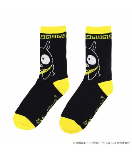 LISTEN FLAVOR/リッスンフレーバー  RNM-0027 らんま1/2 乱馬と玄馬(パンダ)のチャイナジャージワンピ【BLACK】