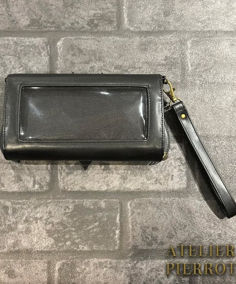 ATELIER-PIERROT／　“Nocturnal Grave” Batwing Wallet Bag（ブラック）