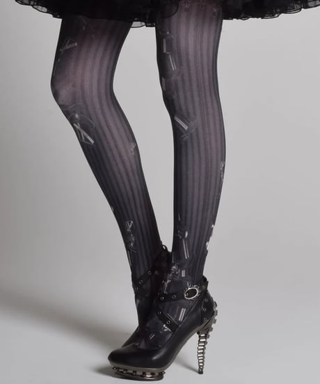 h.NAOTO/エイチ・ナオト　Black Bunny Tease Tights