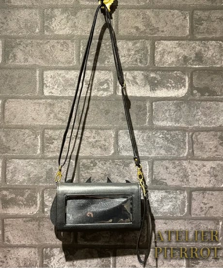 ATELIER-PIERROT／　“Nocturnal Grave” Batwing Wallet Bag（ブラック）