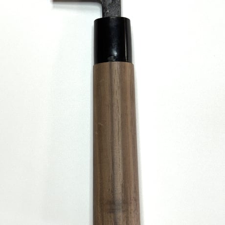 光貴鍛造｜沸かし｜三徳包丁150㎜｜黒打｜青紙１号｜胡桃丸柄