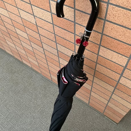 さくらんぼ目印ビーズチャーム