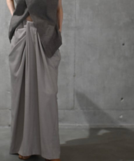 Front Drape Pants(Beige)