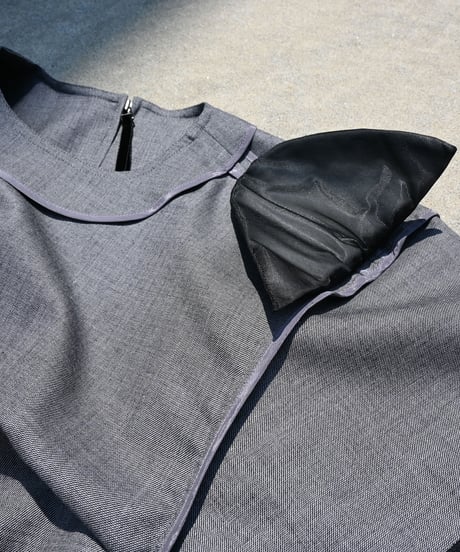 Velvet Line Blouse(Black)