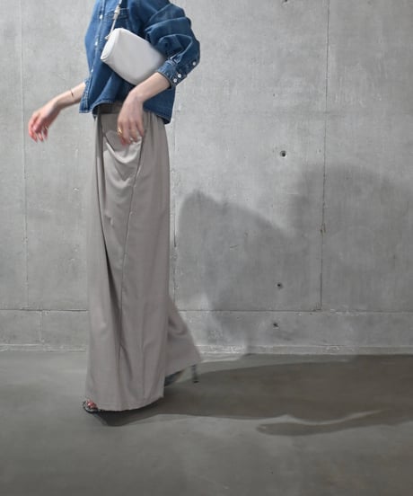 Front Drape Pants(Beige)