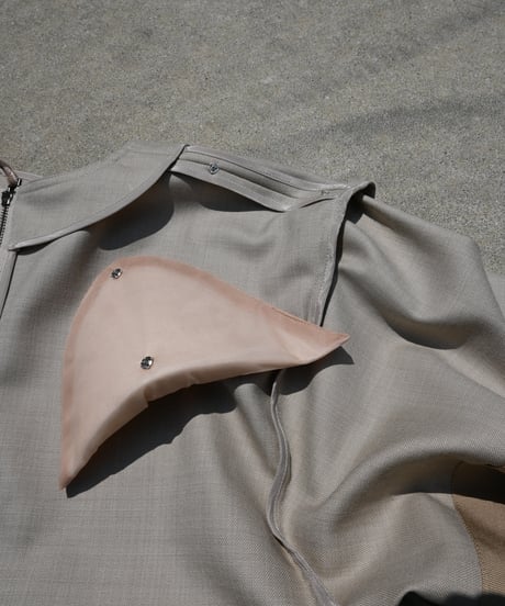 Velvet Line Blouse(Beige)