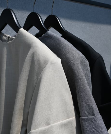 Velvet Line Blouse(Gray)