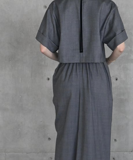 Front Drape Pants(Gray)