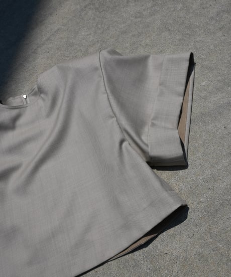 Velvet Line Blouse(Beige)