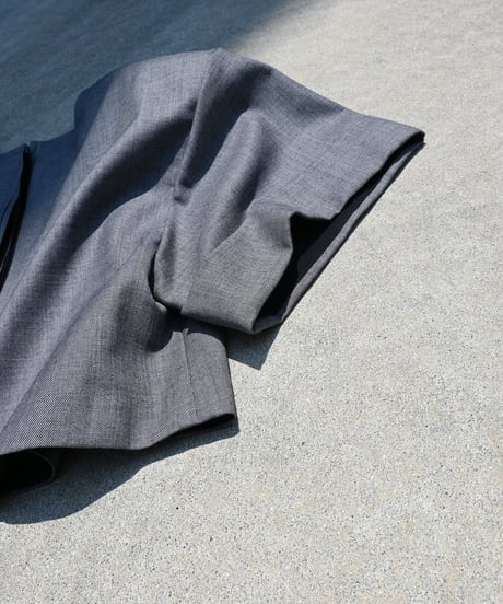 Velvet Line Blouse(Gray)