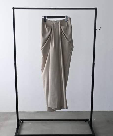 Front Drape Pants(Beige)