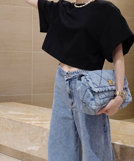 Velvet Line Blouse(Black)