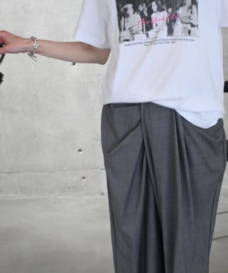 Front Drape Pants(Gray)