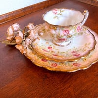イギリススタッフォードシャー淡い薔薇のティートリオ