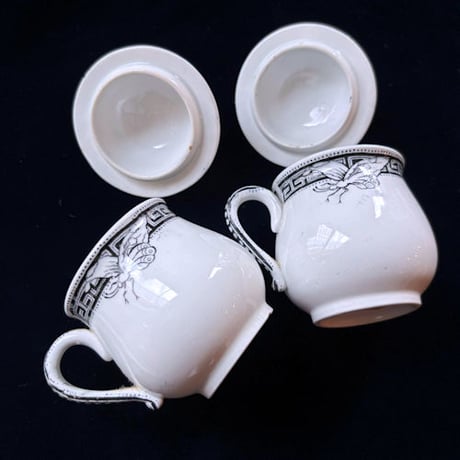 ブラック＆ホワイト蓋つきカップ