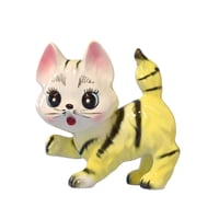 とらねこ 何かを見つけた様子