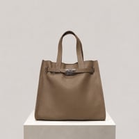 Front Belt Carryall (dark beige)