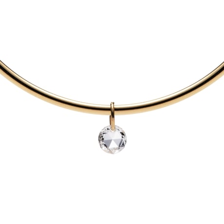 K18YG セルクル(30) ダイヤモンド フープピアス / Cercle Diamond Hoop Earrings