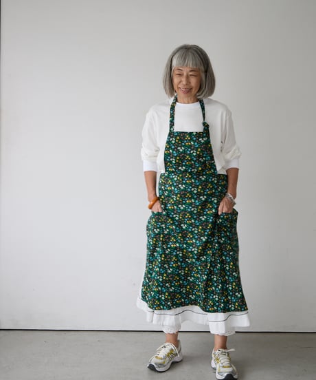 SQUARE APRON (Short) / LIBERTY Maria (black)