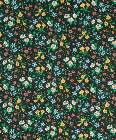 SQUARE APRON / LIBERTY Maria (black)