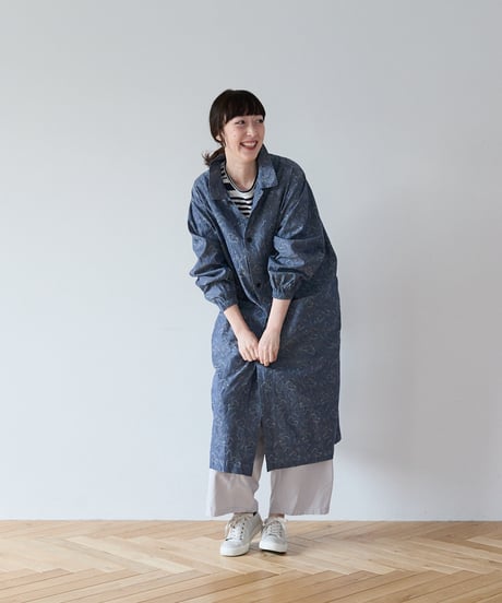 WORK COAT / Jacquard (blue)