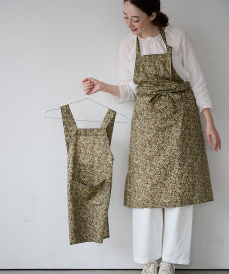 KIDS APRON L / LIBERTY Chive (green)