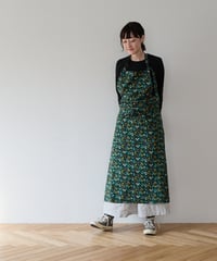 SQUARE APRON / LIBERTY Maria (black)
