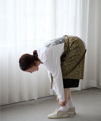 SQUARE APRON (Short) / LIBERTY Chive (green)