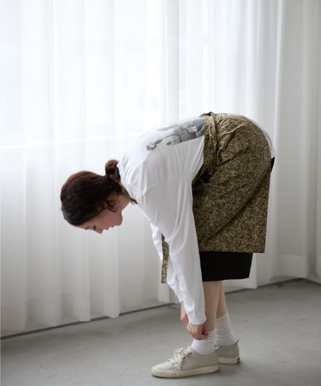 SQUARE APRON (Short) / LIBERTY Chive (green)