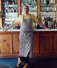 SQUARE APRON / LIBERTY Alkanet (red)
