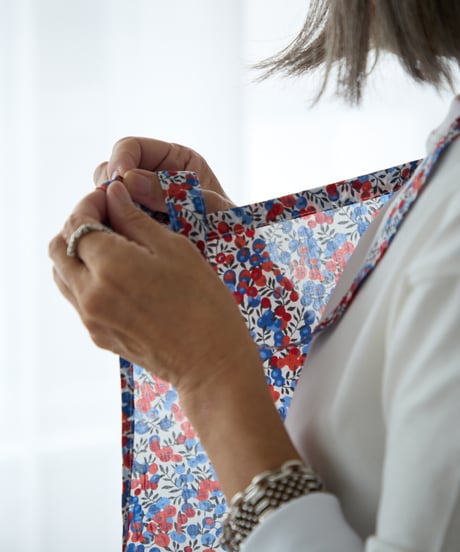 CLASSIC APRON (Short) / LIBERTY Wiltshire (red)